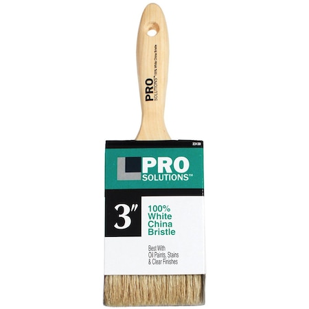 Pro Solutions 3 in. Wht China Brstl Bvrtl 23130